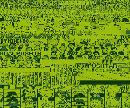 Tiles de Game Boy cominadas en una imagen